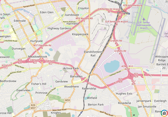 Map location of Kruinhof